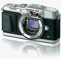 OLYMPUS PEN E-P5 全新约1600万像素Live MOS传感器